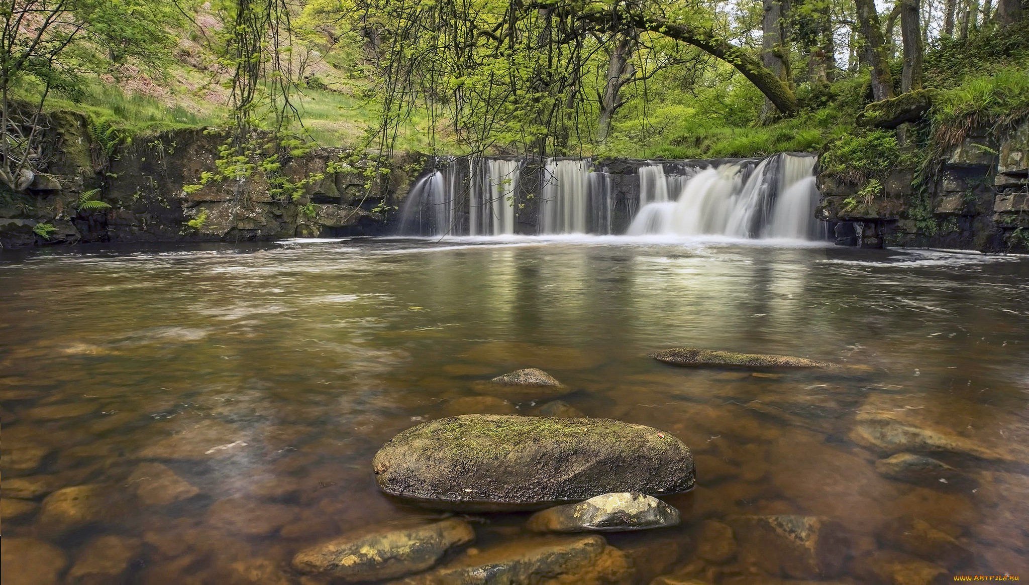 walker, mill, foss, north, york, moors, england, , , , , , 
